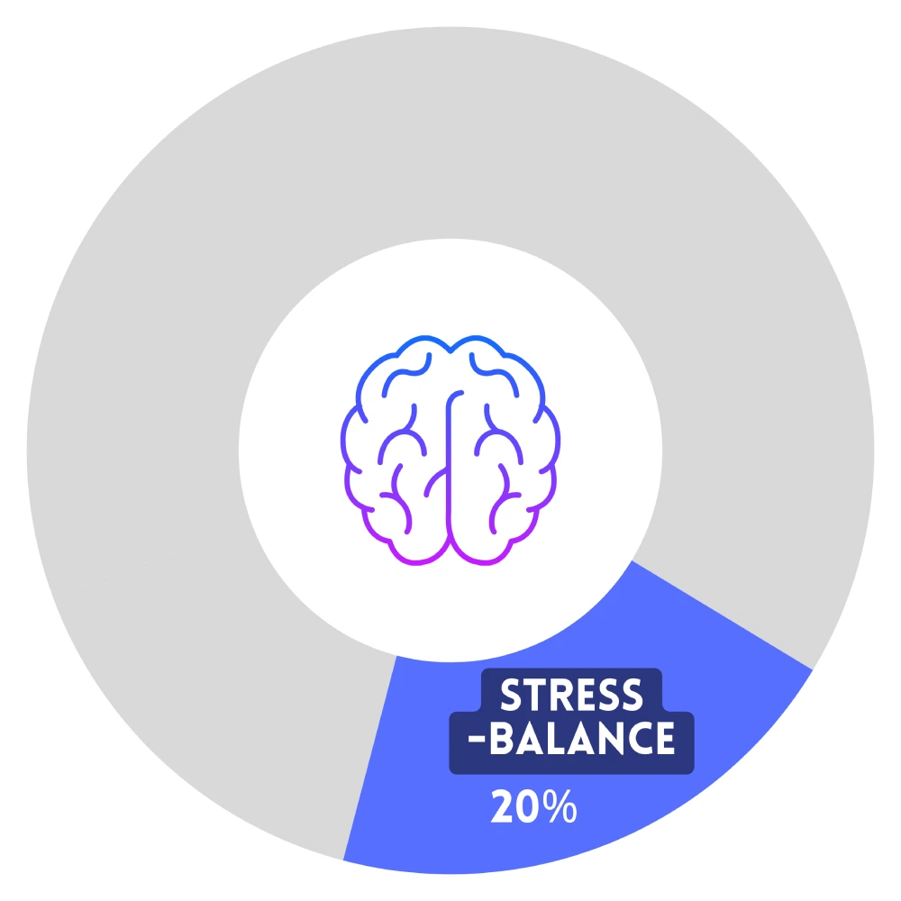 Gehirn Stress Balance